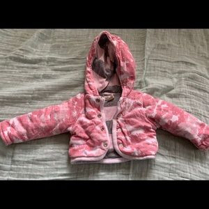 Burts Bees newborn reversible jacket